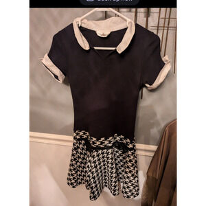 Rare Editions Girls Dress Size 14 Houndstooth Dress